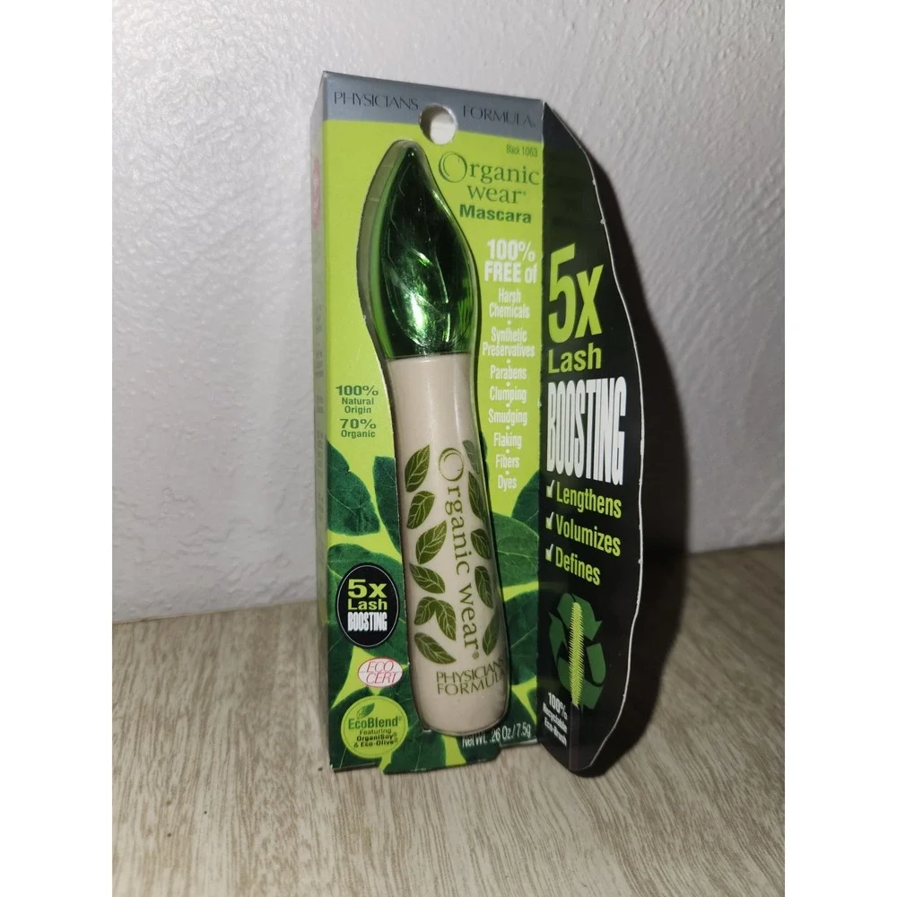 Physicians‎ Formula Organic Wear Mascara, Black 1063 New In Box